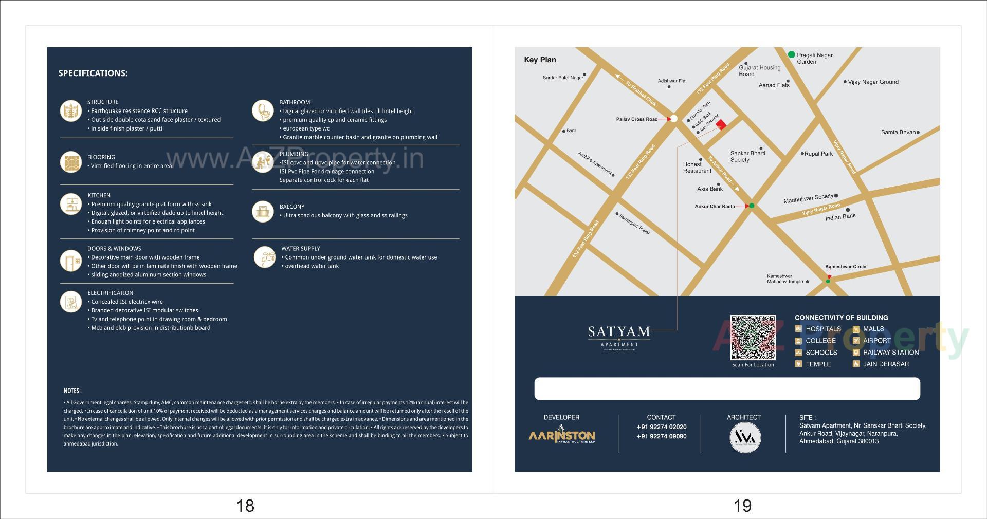 of real estate project Satyam Apartment located at Wadaj, Ahmedabad, Gujarat