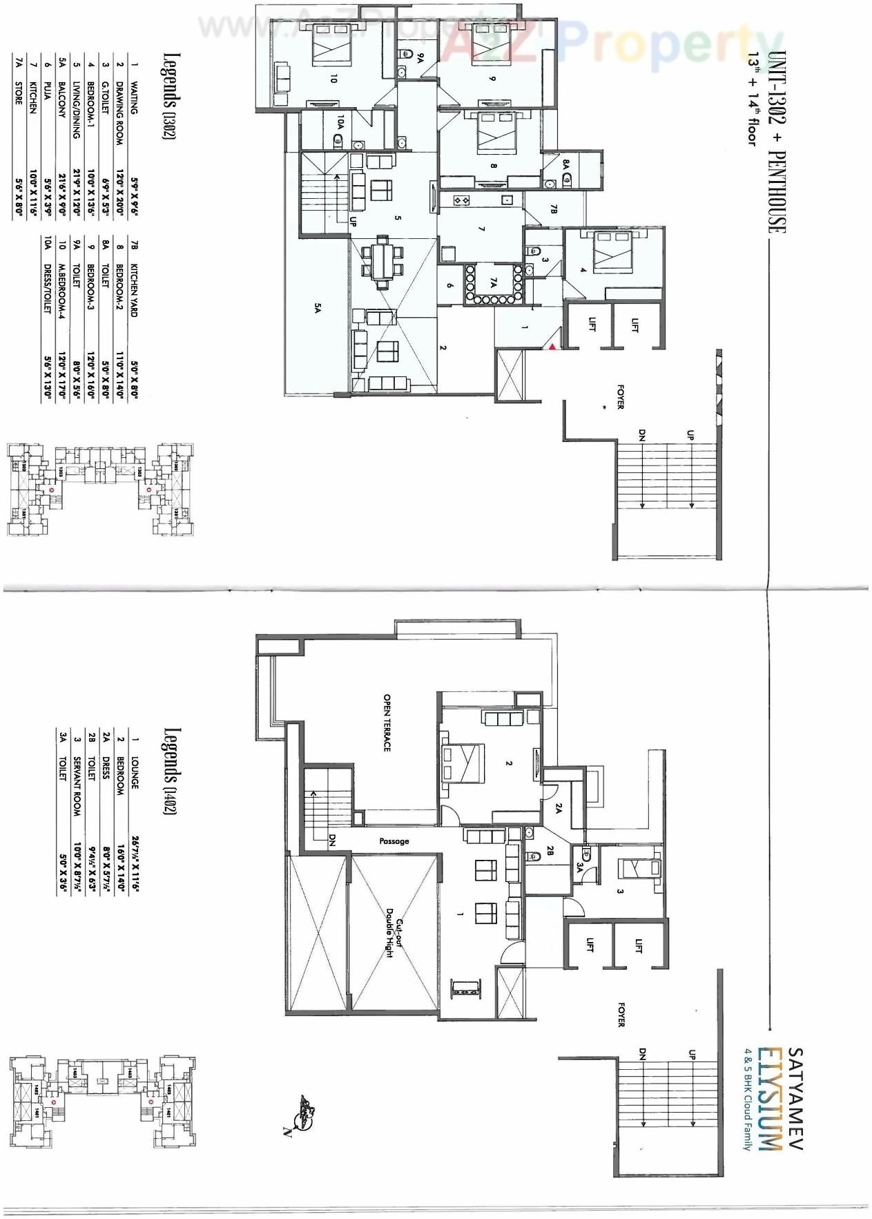 Layout of real estate project Satyamev Elysium located at Sola, Ahmedabad, Gujarat