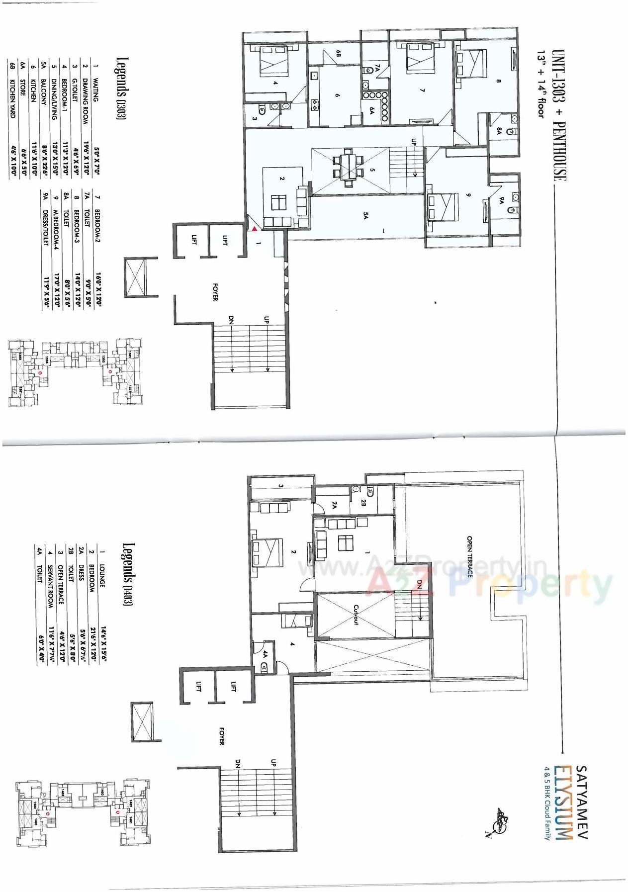 Layout of real estate project Satyamev Elysium located at Sola, Ahmedabad, Gujarat