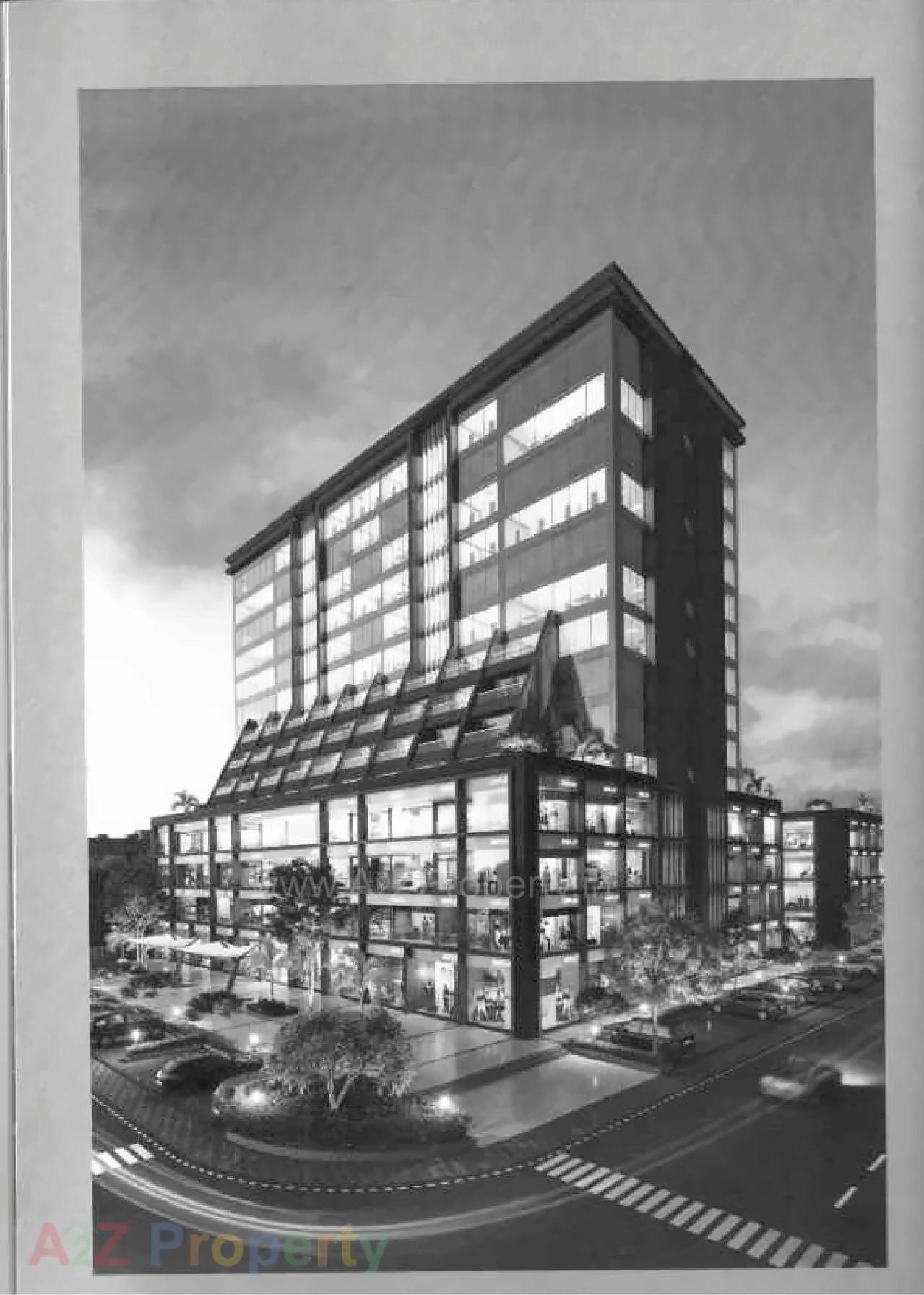 3D Elevation of real estate project Satyamev Eminence located at Sola, Ahmedabad, Gujarat