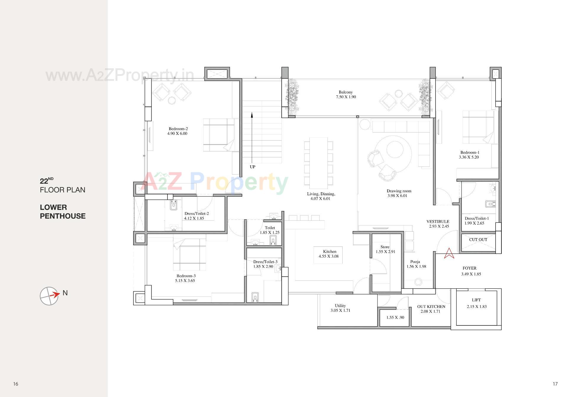 Layout of real estate project Satyamev Luxor located at Ambli, Ahmedabad, Gujarat