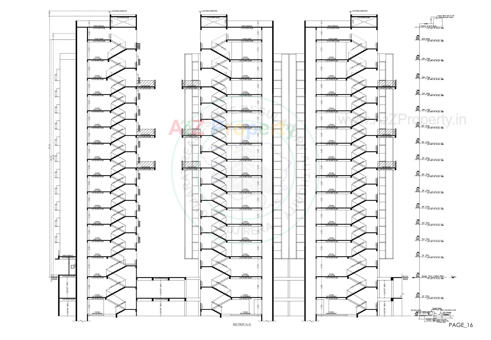 Layout of real estate project Satyamev Royal located at Chandkheda, Ahmedabad, Gujarat