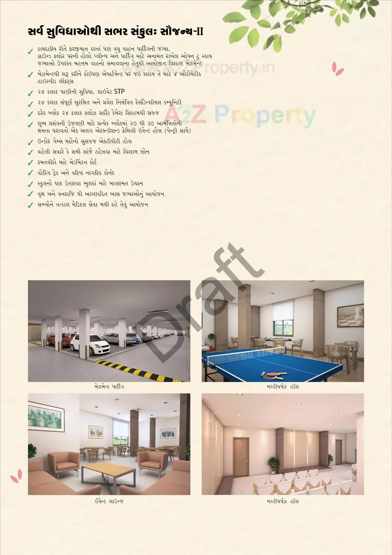  of real estate project Saujanya Ii located at Mithipur, Ahmedabad, Gujarat