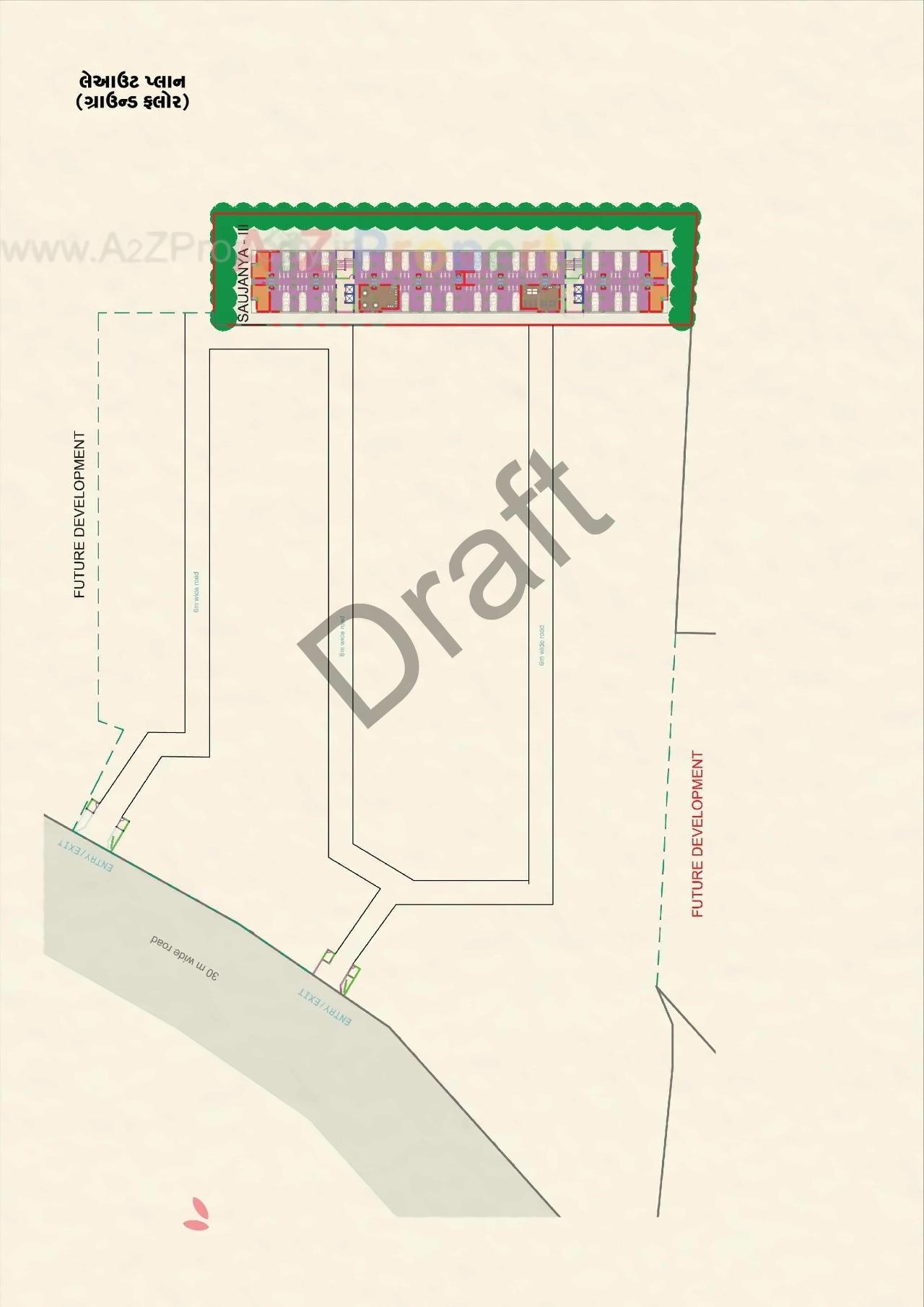  of real estate project Saujanya located at Mithipur, Ahmedabad, Gujarat