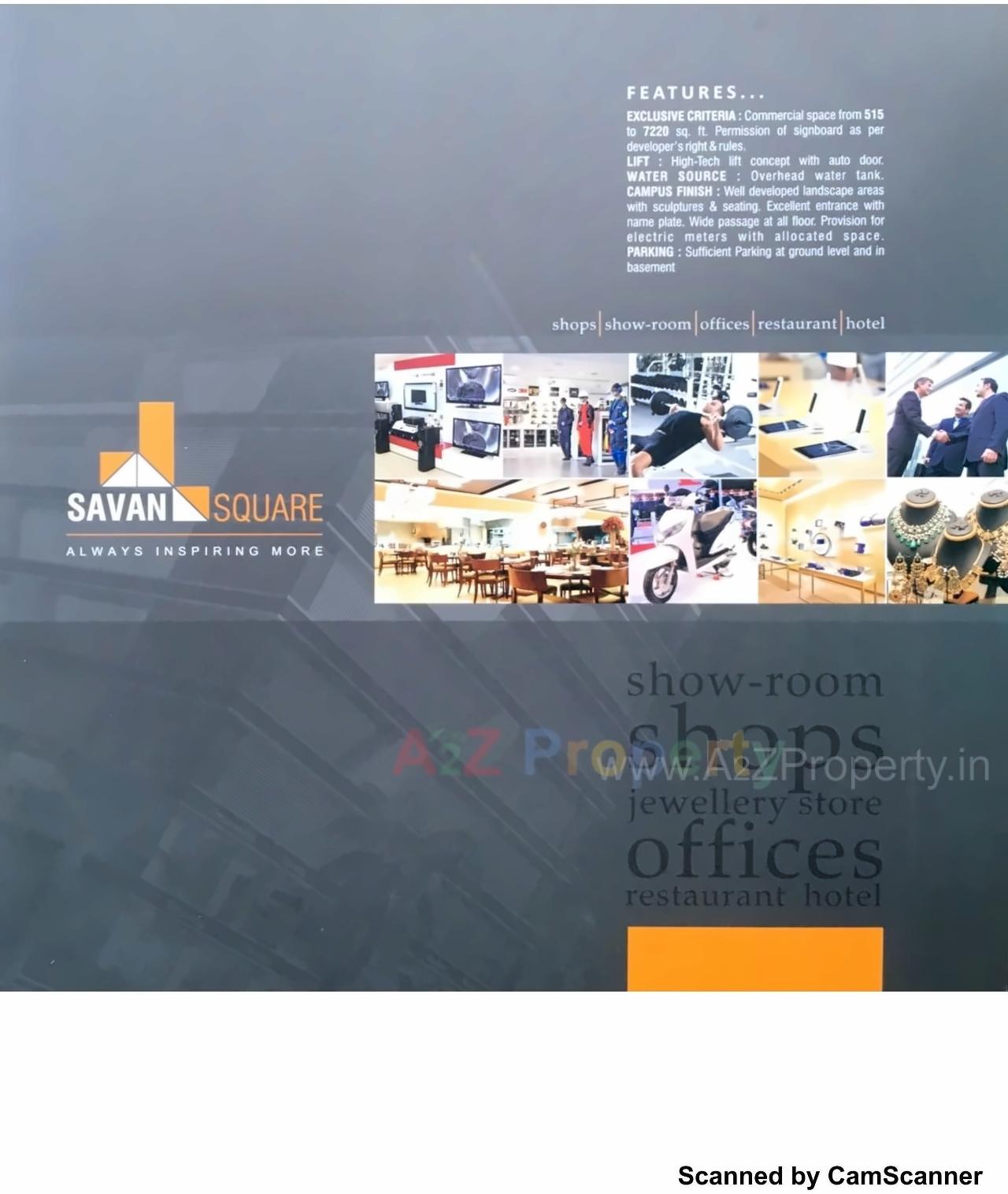  of real estate project Savan Square located at Chenpur, Ahmedabad, Gujarat