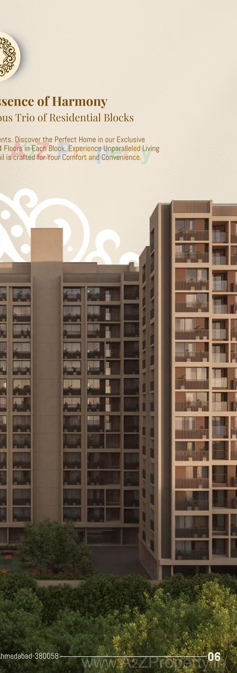 3D Elevation of real estate project Savera Prarambh located at Ghuma, Ahmedabad, Gujarat