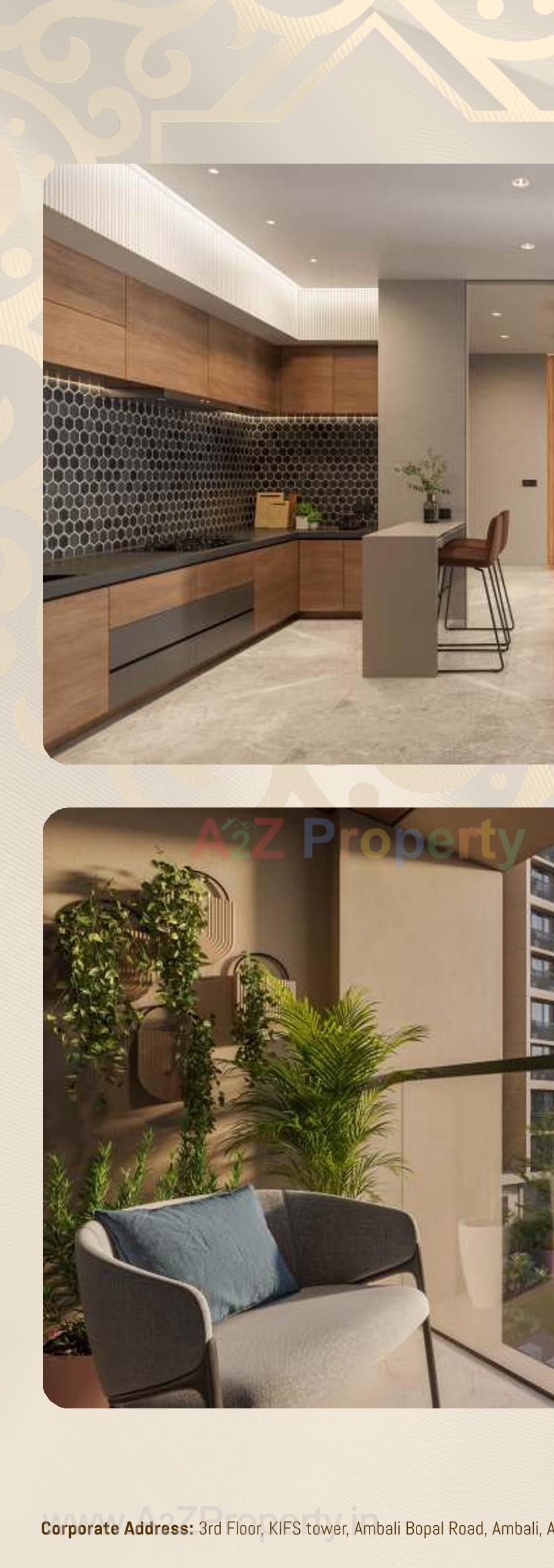 3D Elevation of real estate project Savera Prarambh located at Ghuma, Ahmedabad, Gujarat