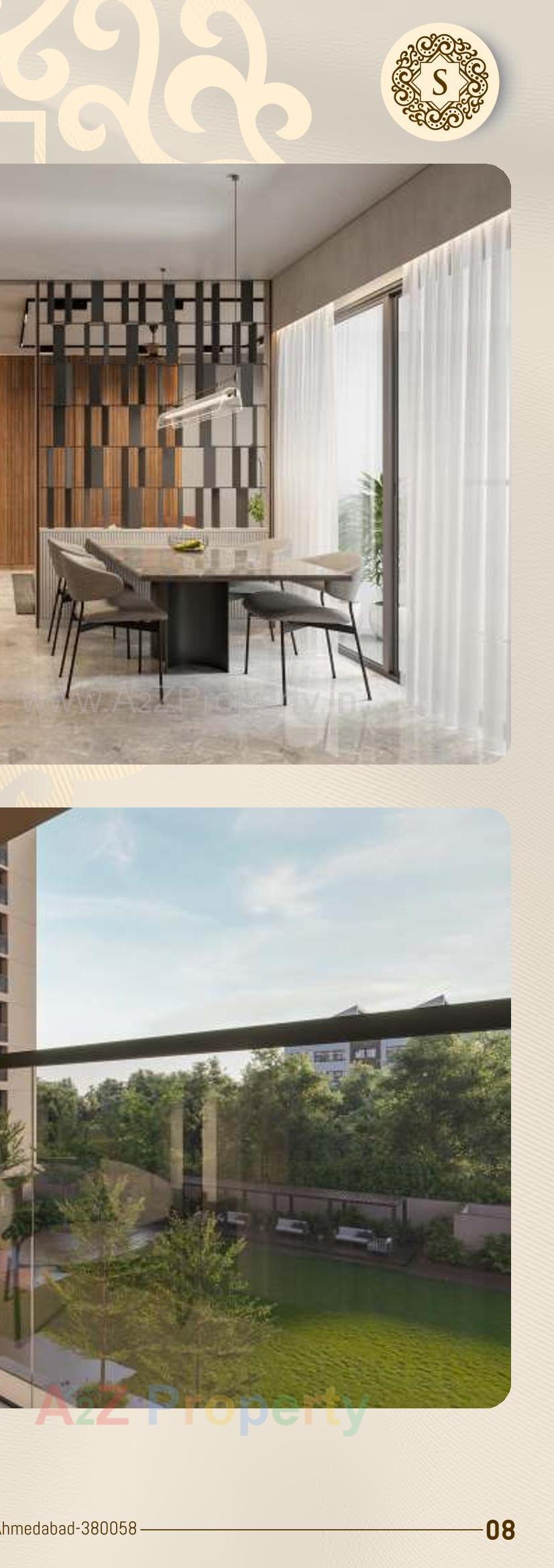 3D Elevation of real estate project Savera Prarambh located at Ghuma, Ahmedabad, Gujarat