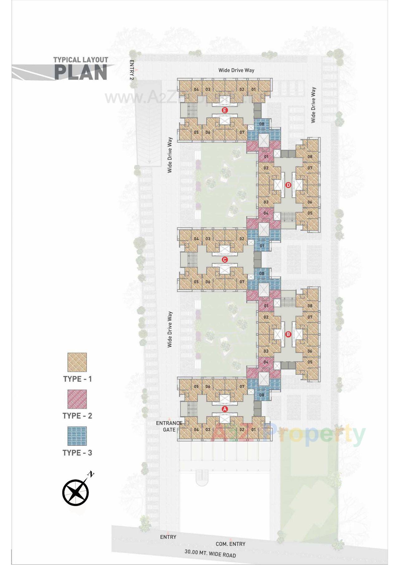 0004 of real estate project Savvy Studioz located at Jagatpur, Ahmedabad, Gujarat
