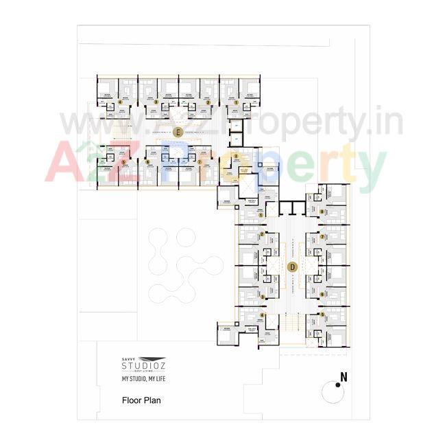 2 of real estate project Savvy Studioz located at Jagatpur, Ahmedabad, Gujarat
