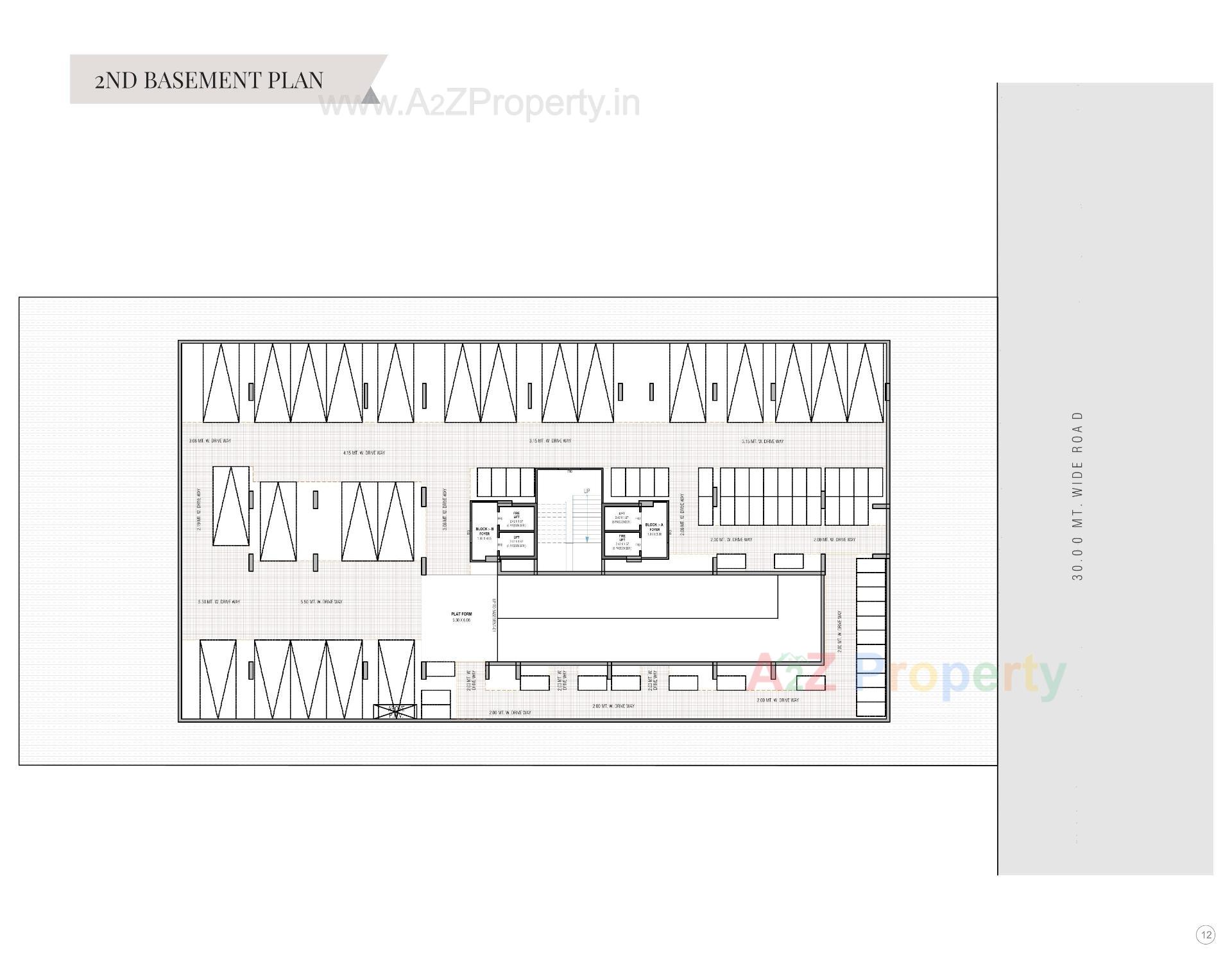 Layout of real estate project Sawera Grand Imperia located at Nikol, Ahmedabad, Gujarat