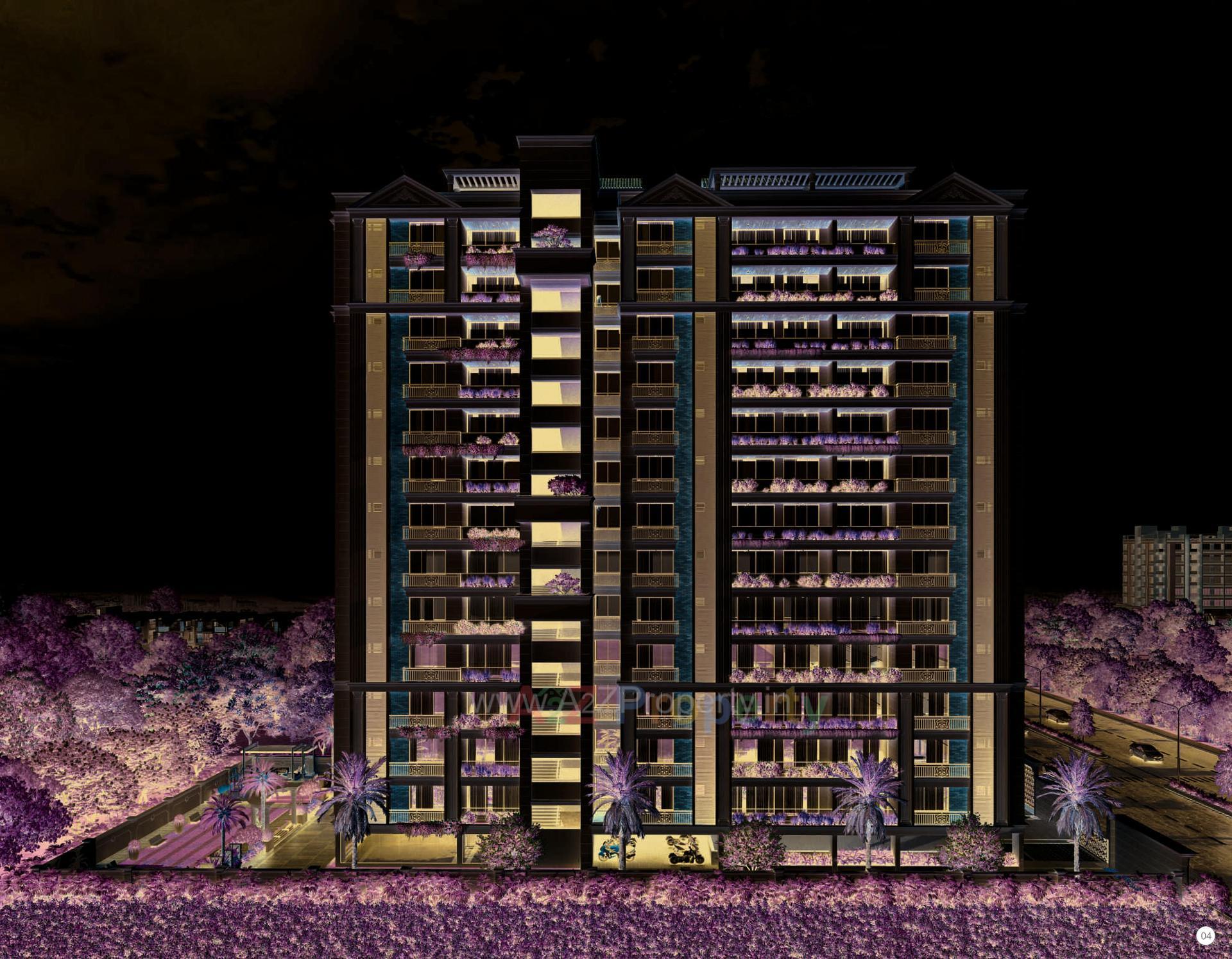3D Elevation of real estate project Sawera Grand Imperia located at Nikol, Ahmedabad, Gujarat