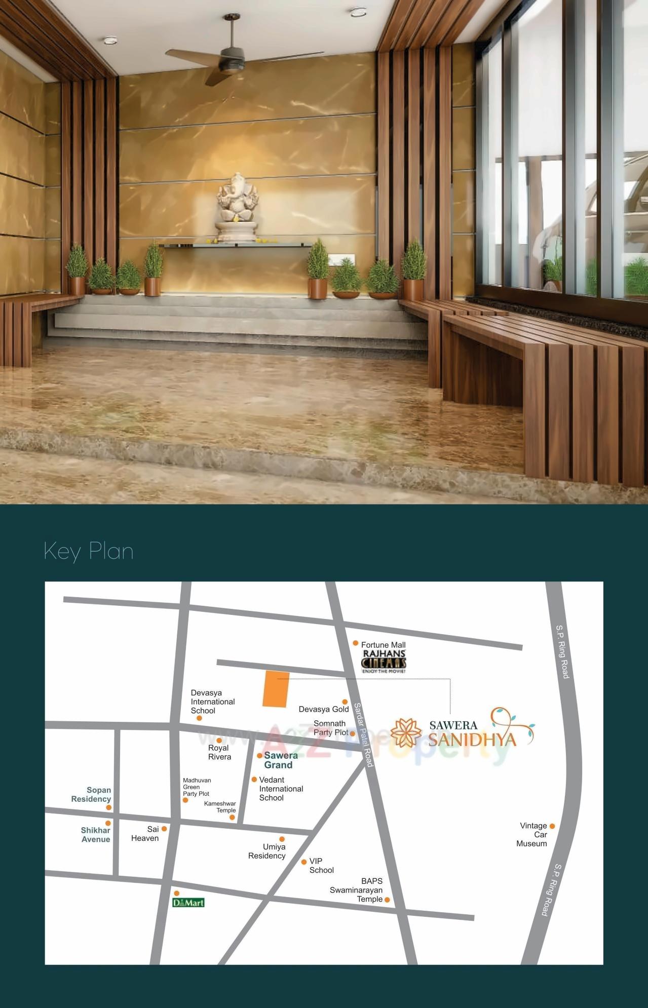 3D Elevation of real estate project Sawera Sanidhya located at Ahmedabad, Ahmedabad, Gujarat