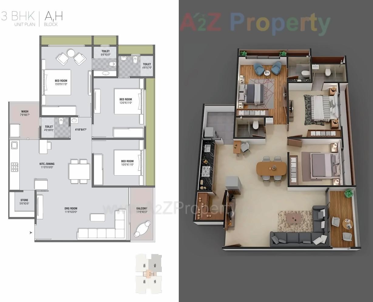 Layout of real estate project Sawera Sanidhya located at Ahmedabad, Ahmedabad, Gujarat