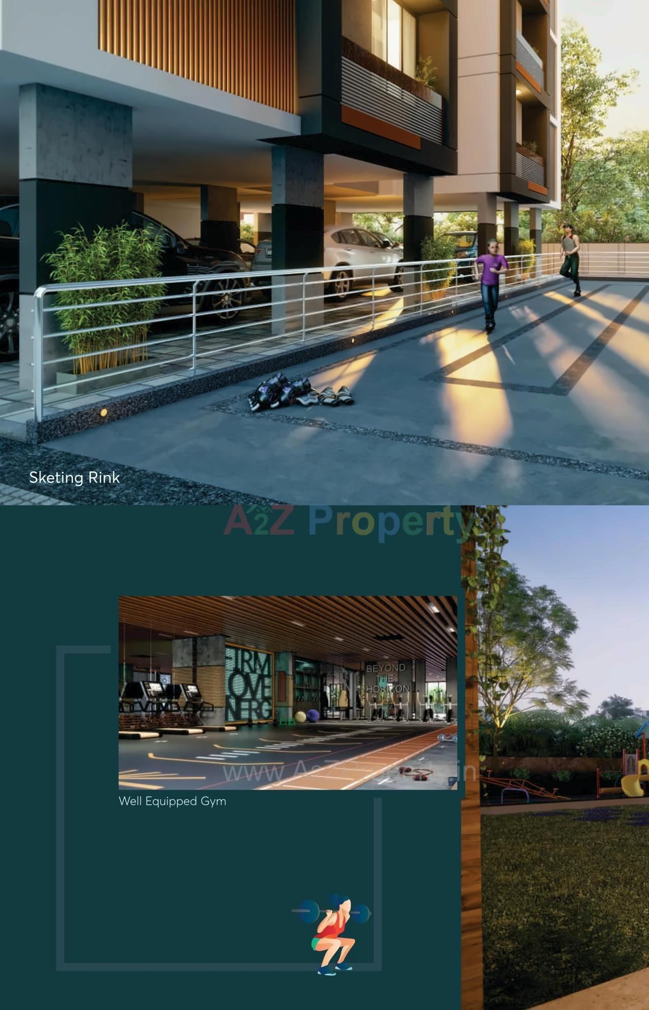 3D Elevation of real estate project Sawera Sanidhya located at Ahmedabad, Ahmedabad, Gujarat