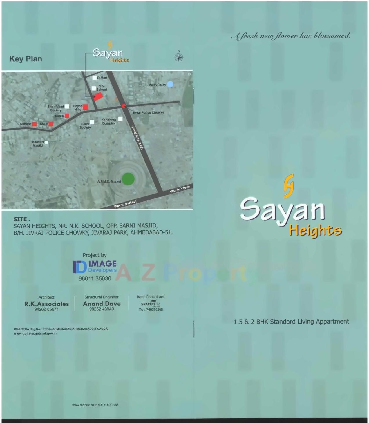  of real estate project Sayan Heights located at Vejalpur, Ahmedabad, Gujarat