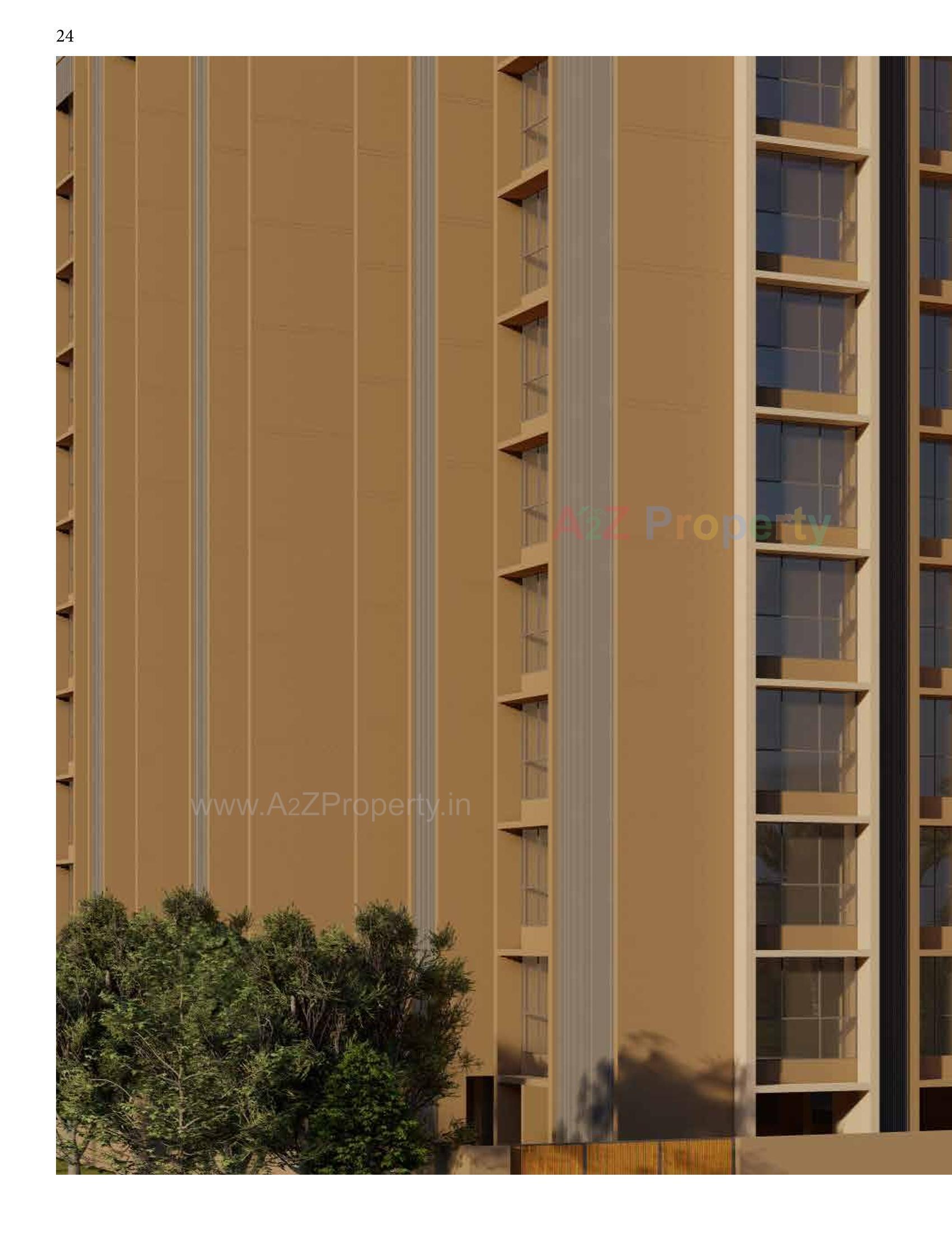 3D Elevation of real estate project Sb Crestoria located at Chiloda  (naroda), Ahmedabad, Gujarat