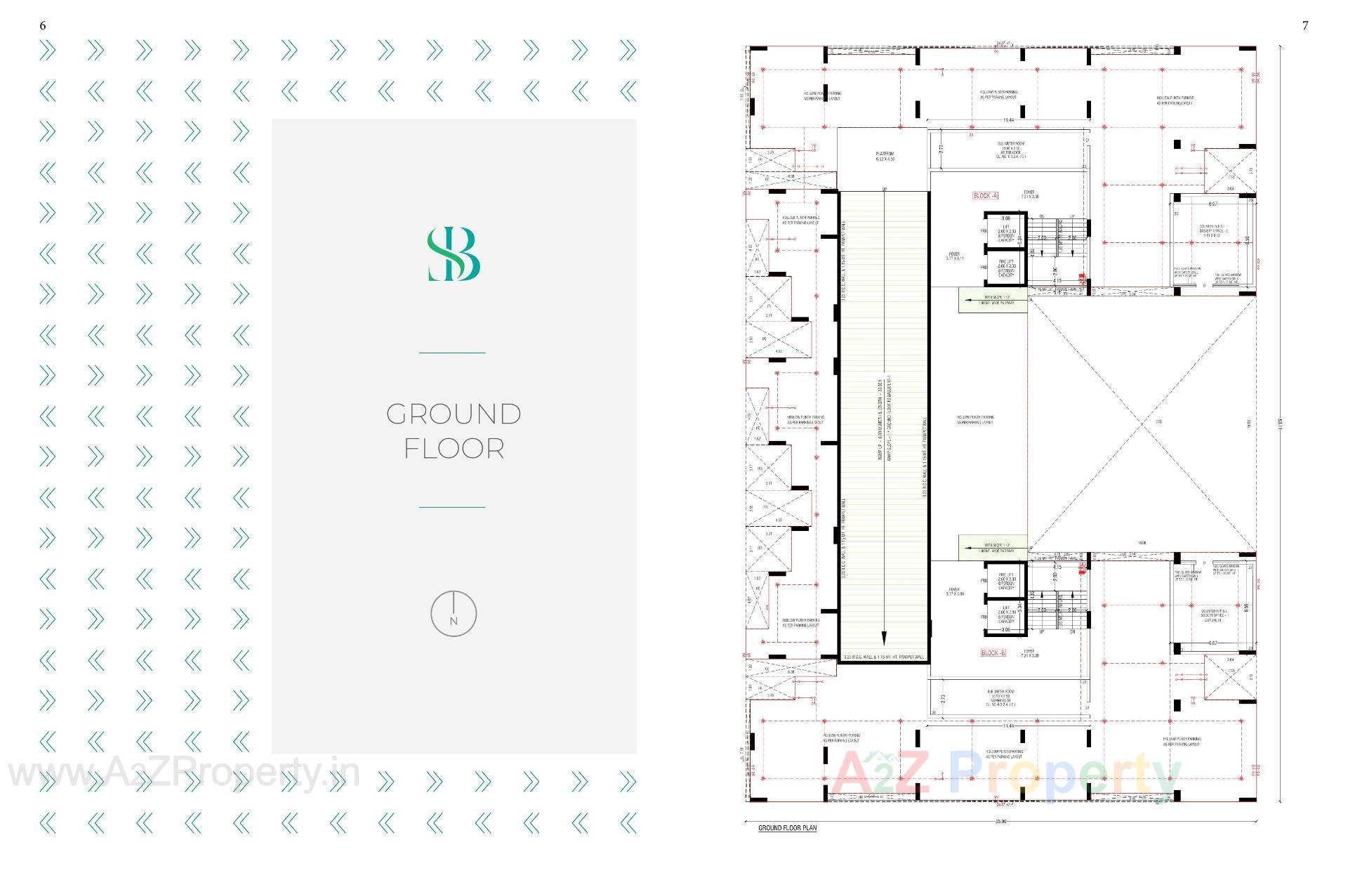 Layout of real estate project Sb Crestoria located at Chiloda  (naroda), Ahmedabad, Gujarat