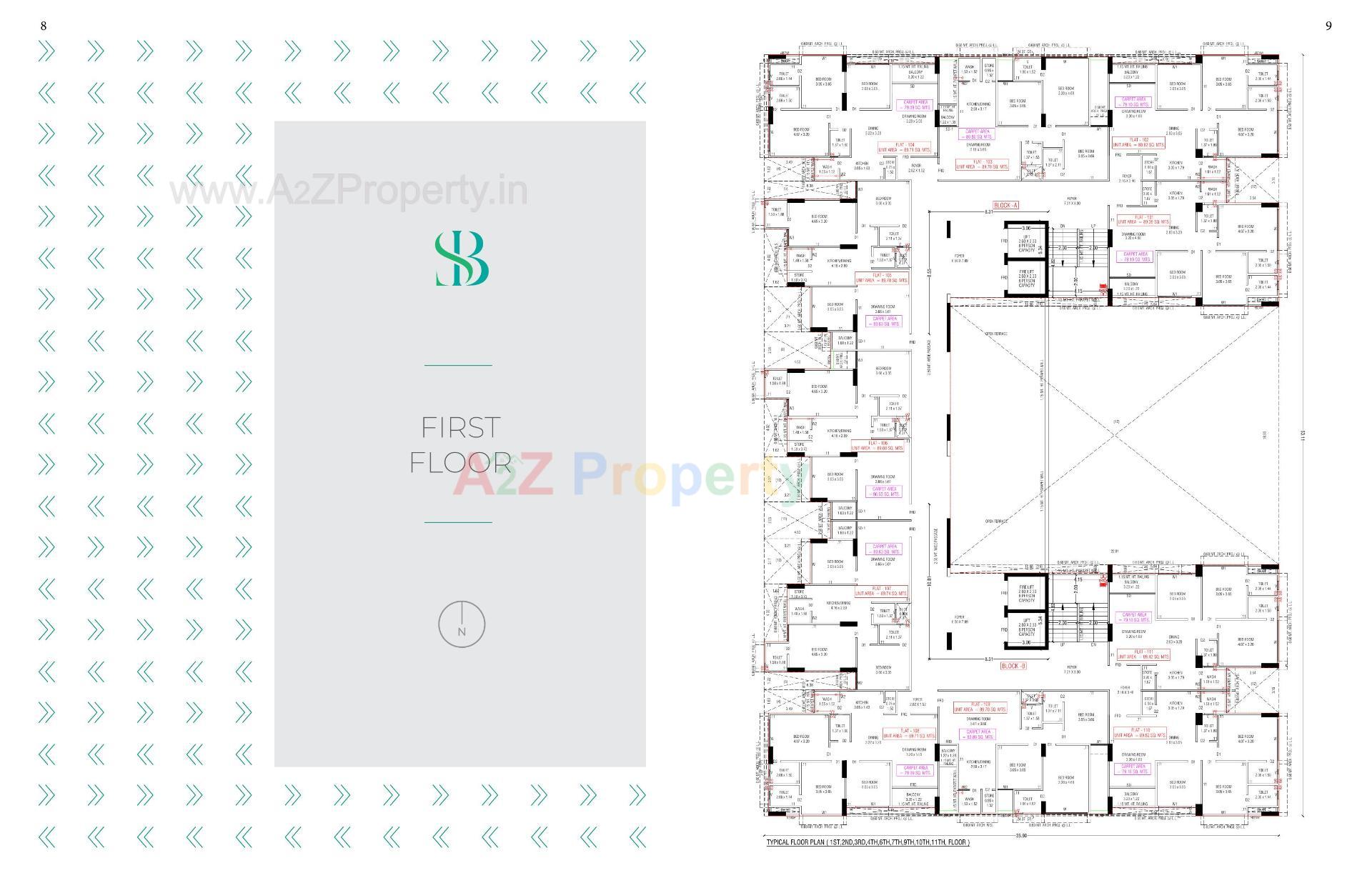 Layout of real estate project Sb Crestoria located at Chiloda  (naroda), Ahmedabad, Gujarat