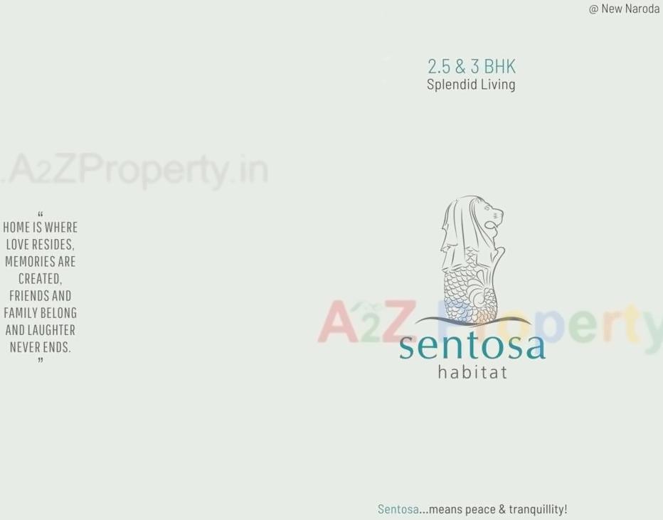 of real estate project Sentosa Habitat located at Naroda, Ahmedabad, Gujarat