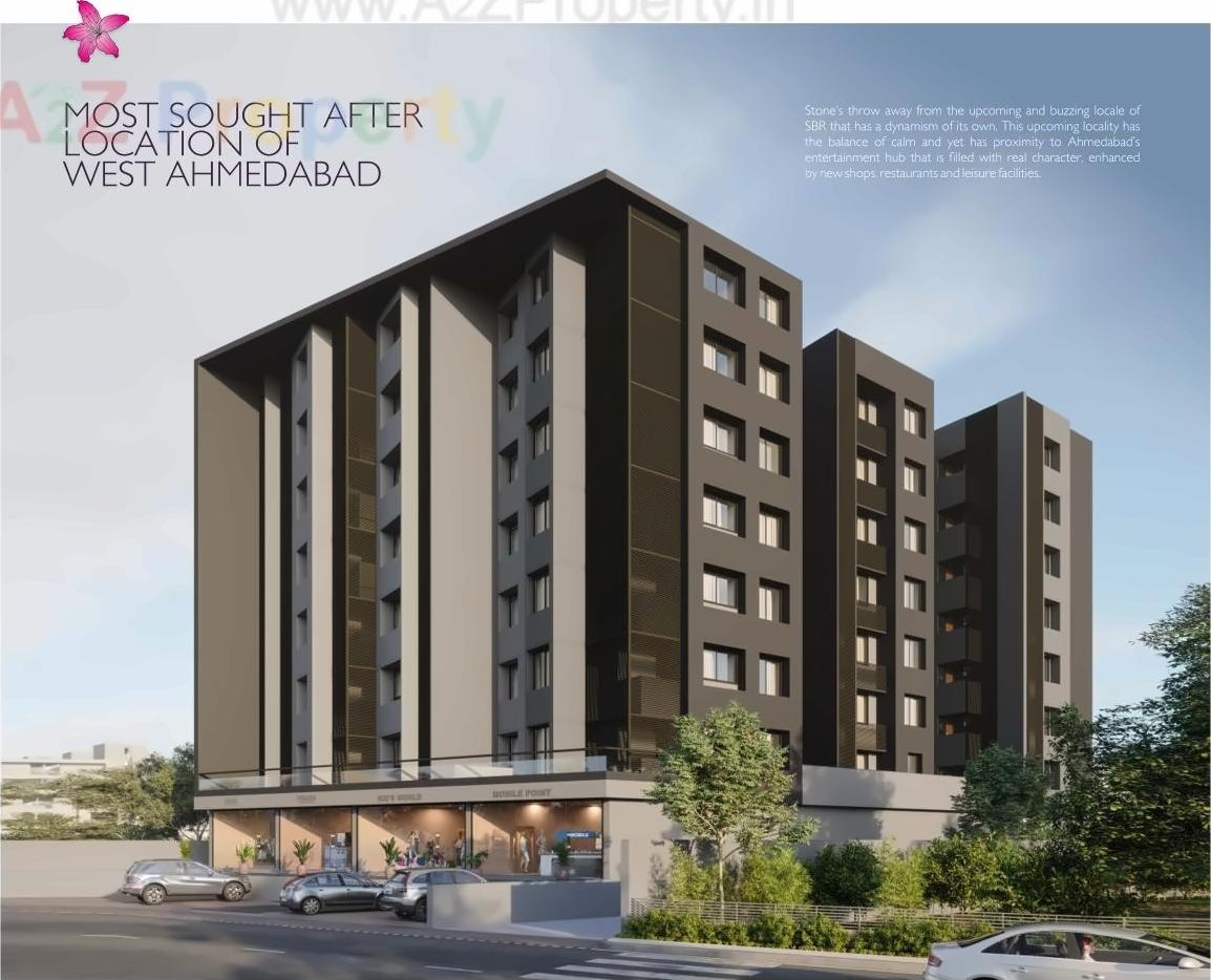 3D Elevation of real estate project Sepal Azalea located at Shilaj, Ahmedabad, Gujarat