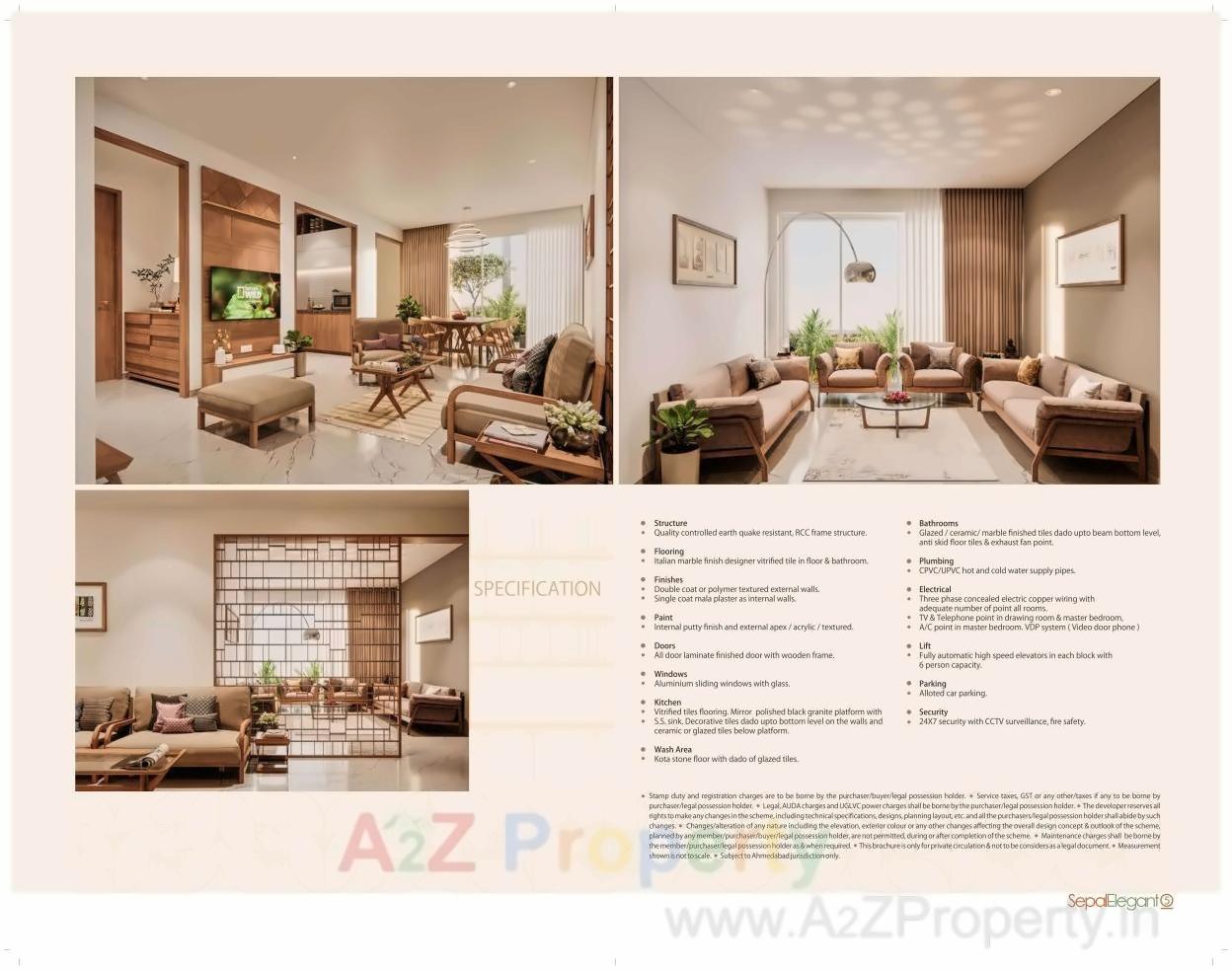  of real estate project Sepal Elegant located at Koteshwar, Ahmedabad, Gujarat