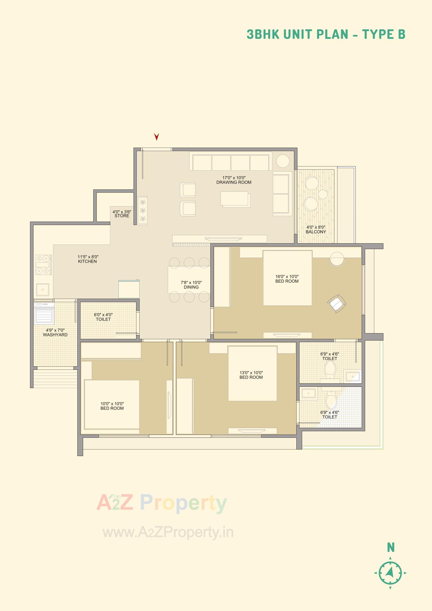 Layout of real estate project Serene Sparkles located at Ghuma, Ahmedabad, Gujarat