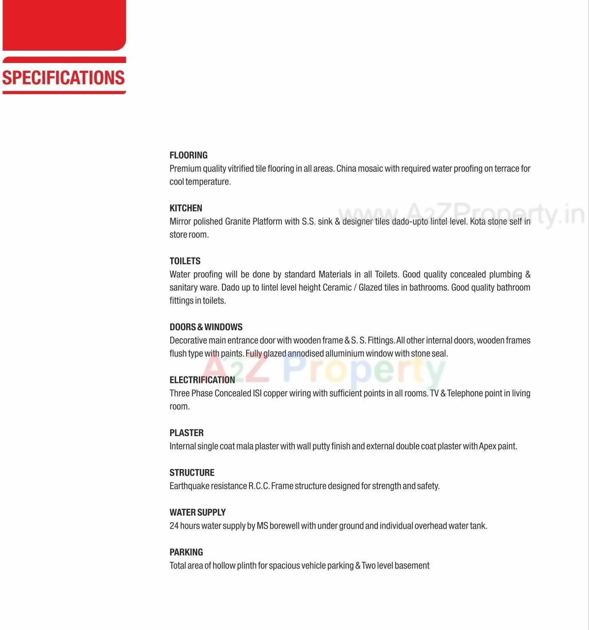 Project Specifications