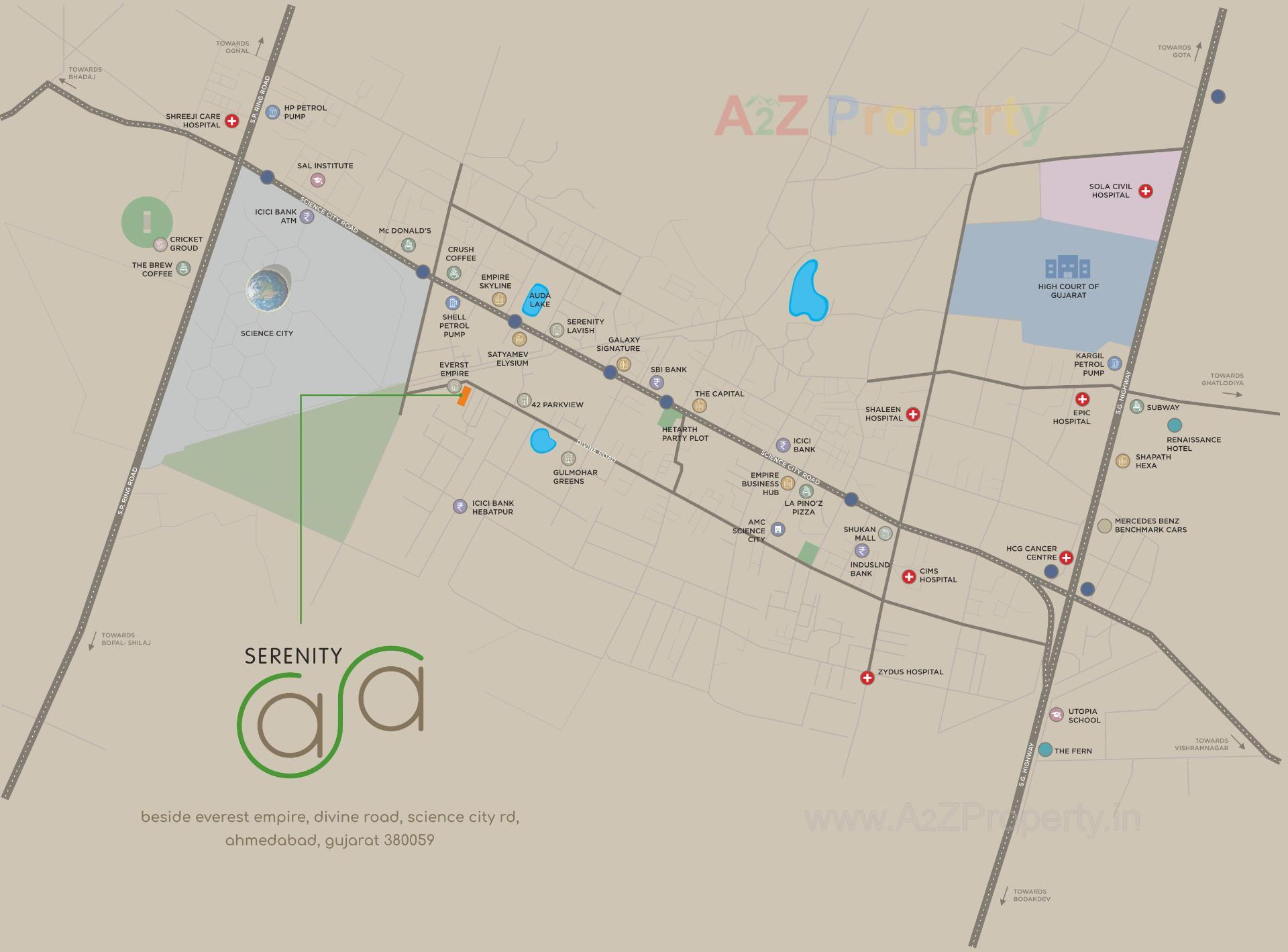  of real estate project Serenity Casa located at Sola, Ahmedabad, Gujarat