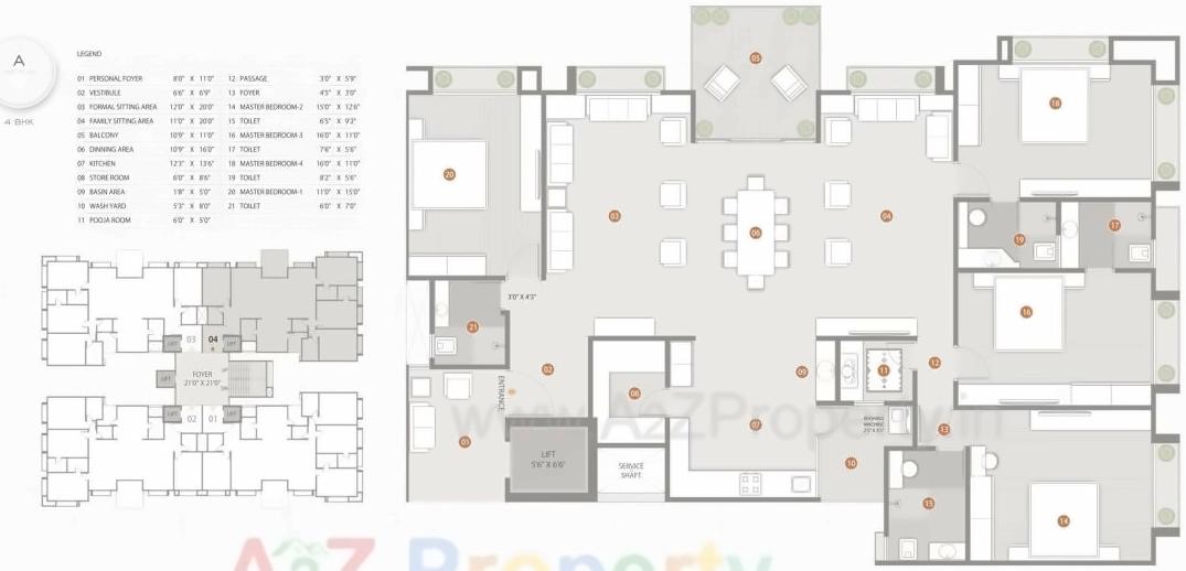 Layout of real estate project Serenity Lavish located at Sola, Ahmedabad, Gujarat