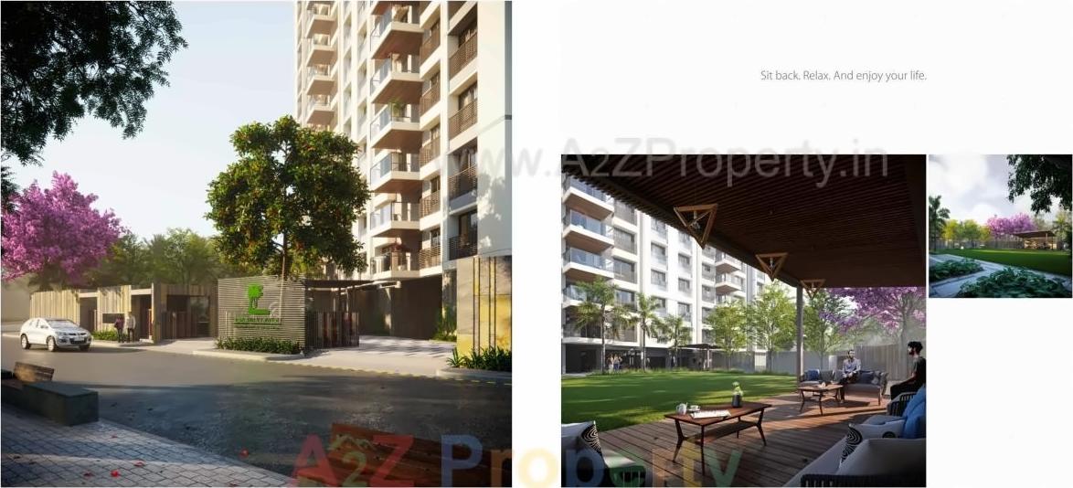 3D Elevation of real estate project Serenity Lavish located at Sola, Ahmedabad, Gujarat