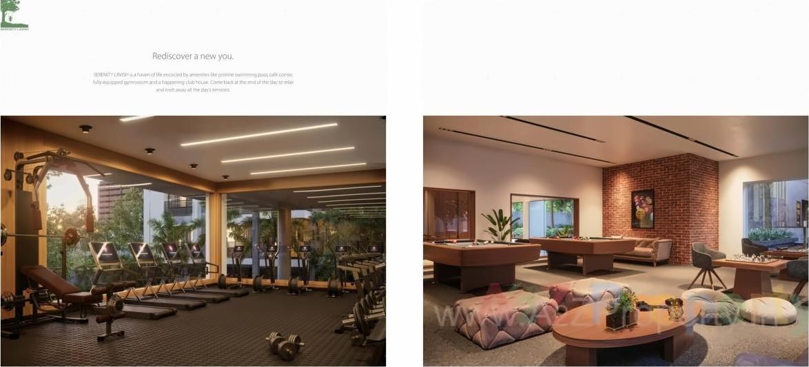 3D Elevation of real estate project Serenity Lavish located at Sola, Ahmedabad, Gujarat