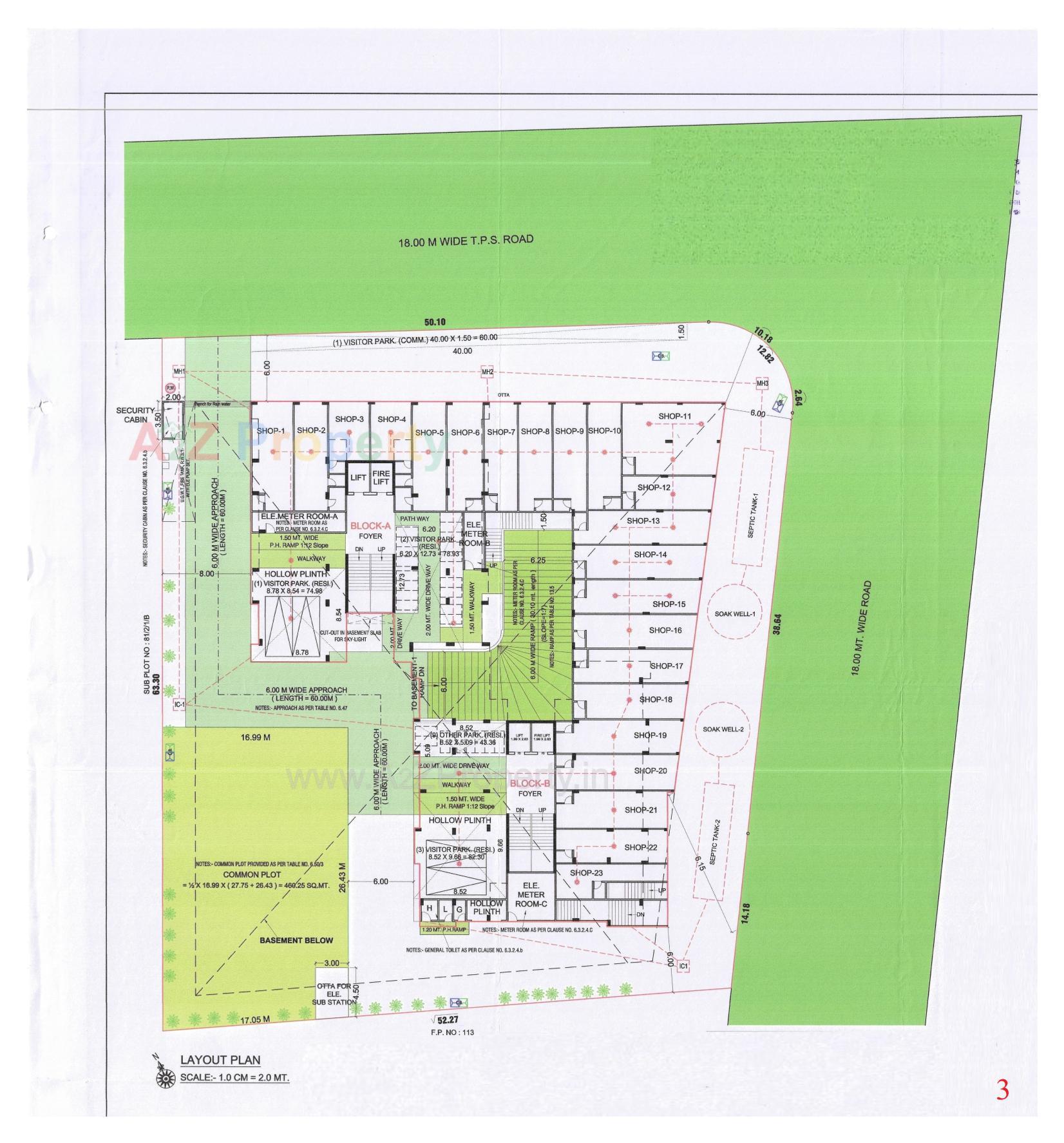 Layout of real estate project Serenity Life located at Khodiyar, Ahmedabad, Gujarat
