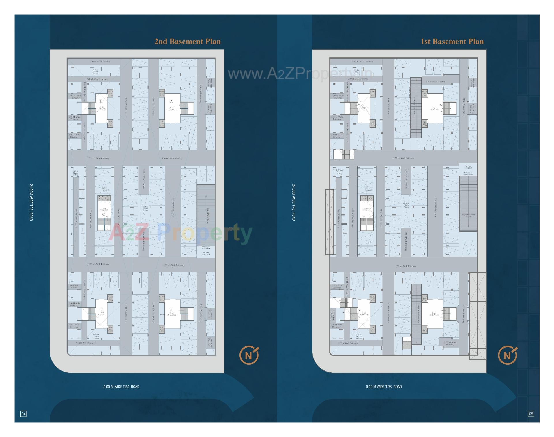 Layout of real estate project Serenity Satyam located at Ghuma, Ahmedabad, Gujarat