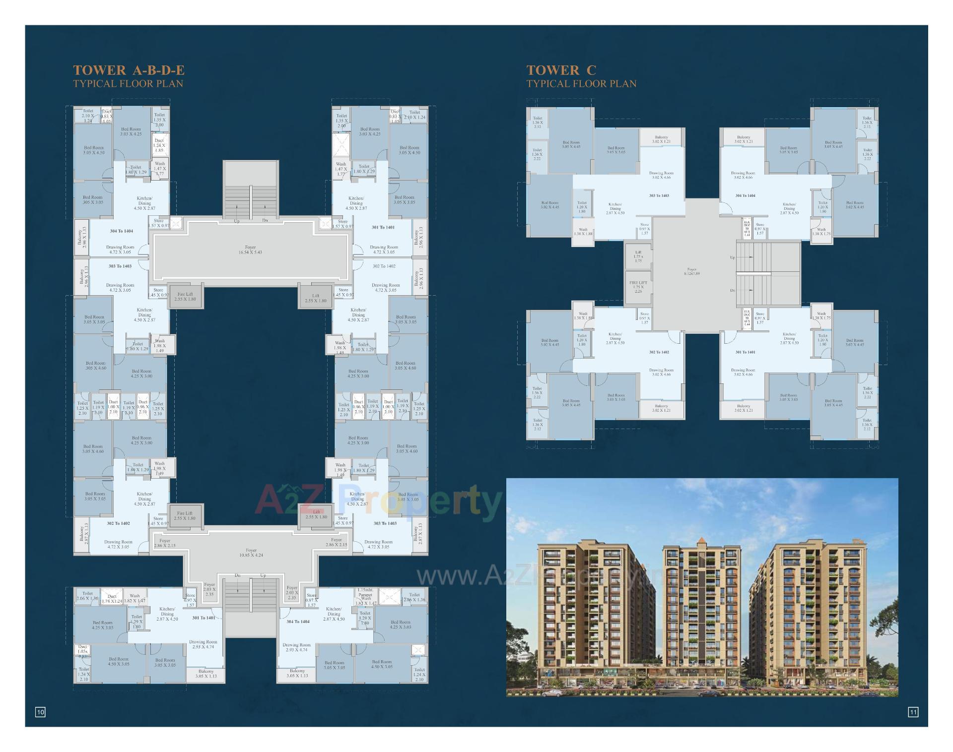 Layout of real estate project Serenity Satyam located at Ghuma, Ahmedabad, Gujarat