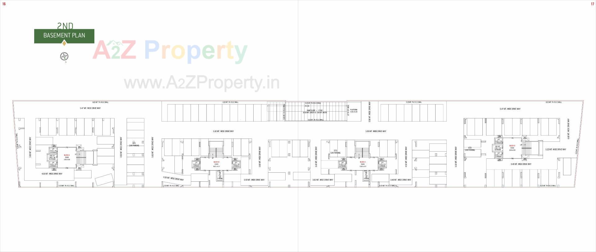 Layout of real estate project Serenity Shivam located at Ghuma, Ahmedabad, Gujarat