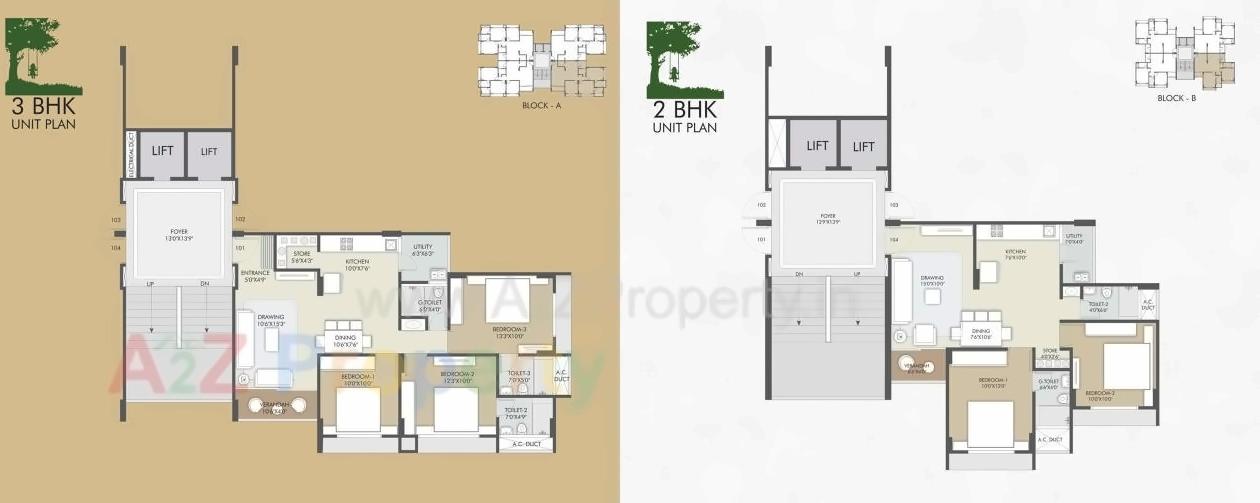 Layout of real estate project Serenity Space located at Gota, Ahmedabad, Gujarat