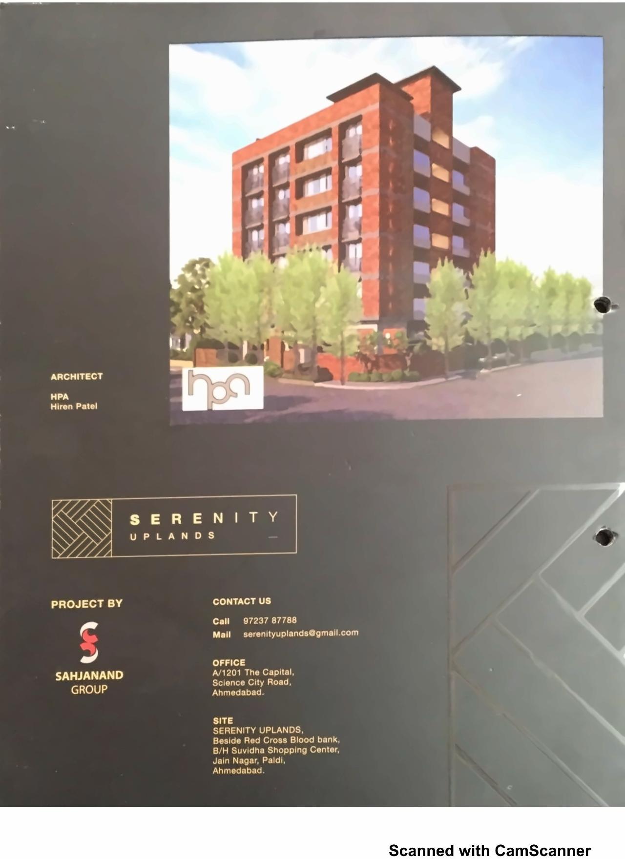  of real estate project Serenity Uplands located at Paldi, Ahmedabad, Gujarat