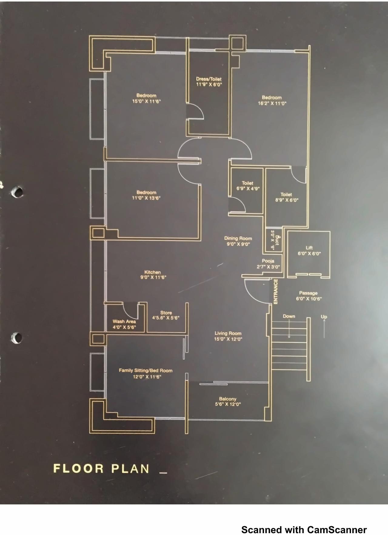 Layout of real estate project Serenity Uplands located at Paldi, Ahmedabad, Gujarat