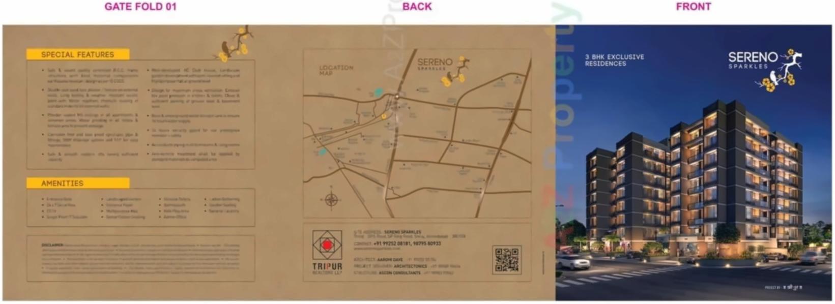  of real estate project Sereno Sparkles located at Shilaj, Ahmedabad, Gujarat