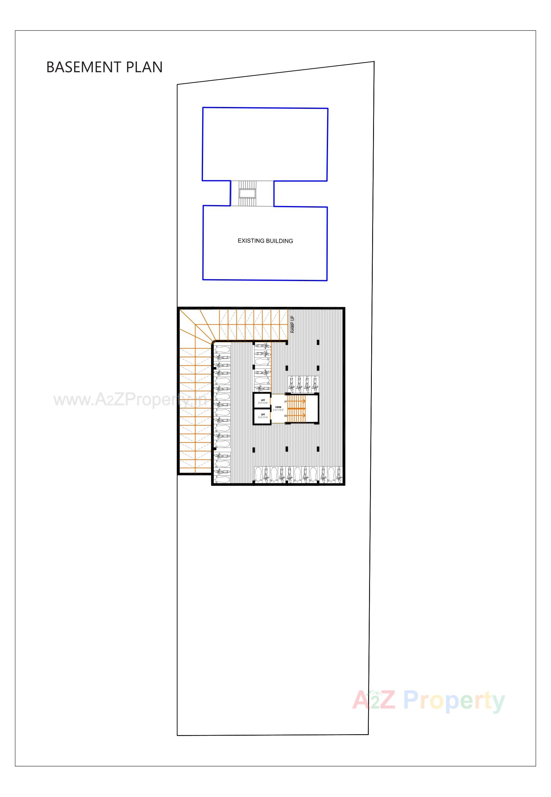Layout of real estate project Serenous Life located at Vasna, Ahmedabad, Gujarat