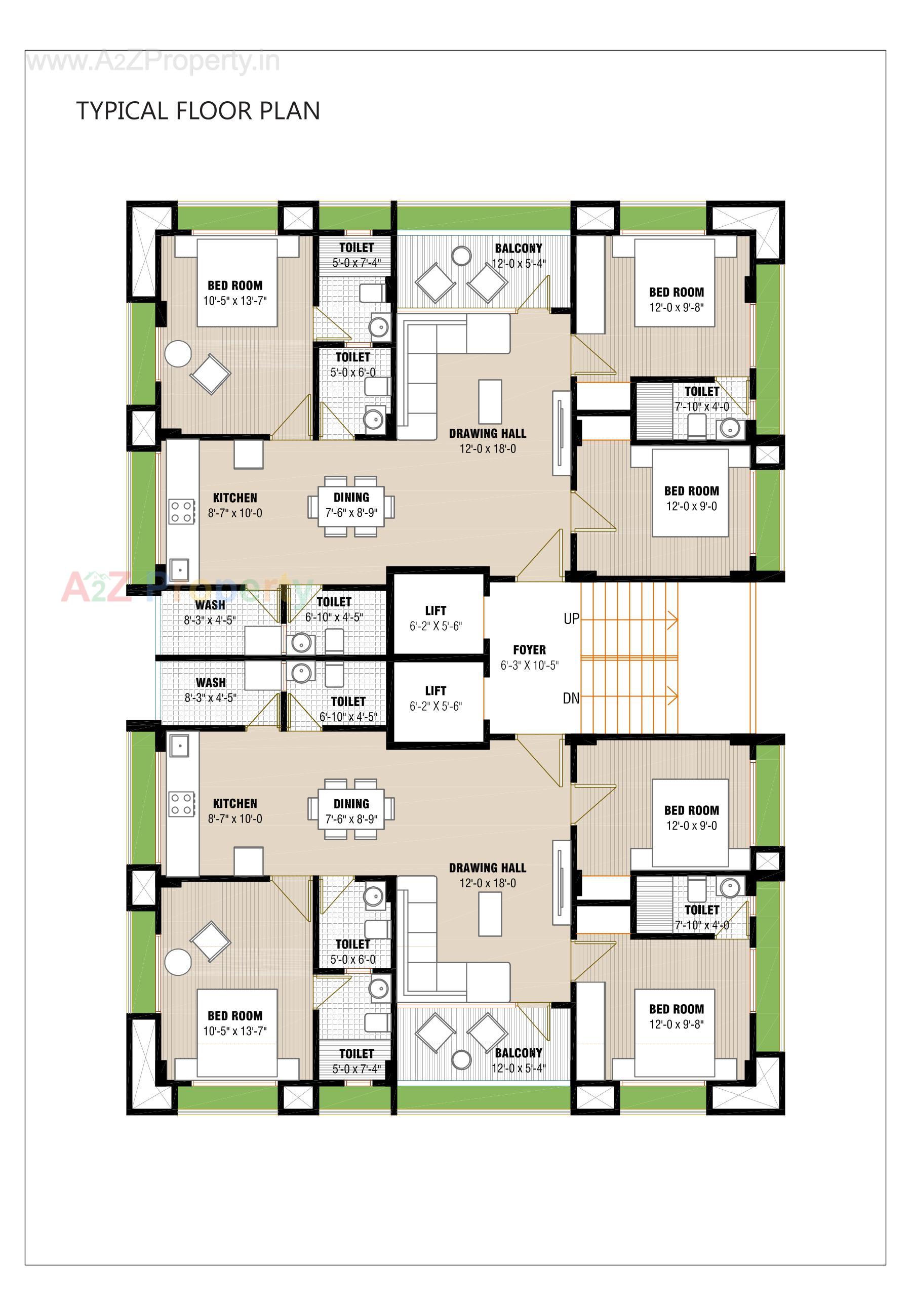 Layout of real estate project Serenous Life located at Vasna, Ahmedabad, Gujarat