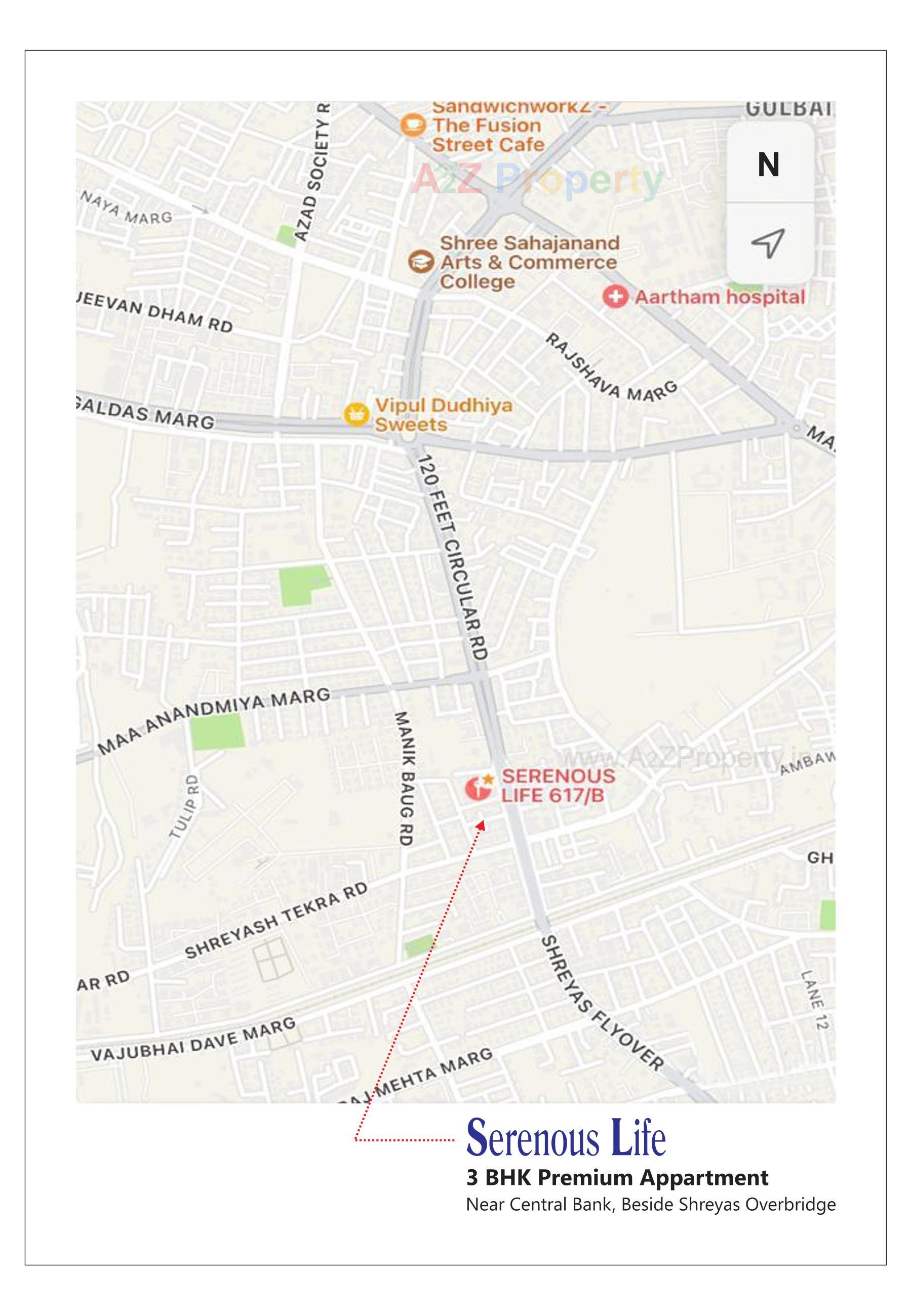  of real estate project Serenous Life located at Vasna, Ahmedabad, Gujarat