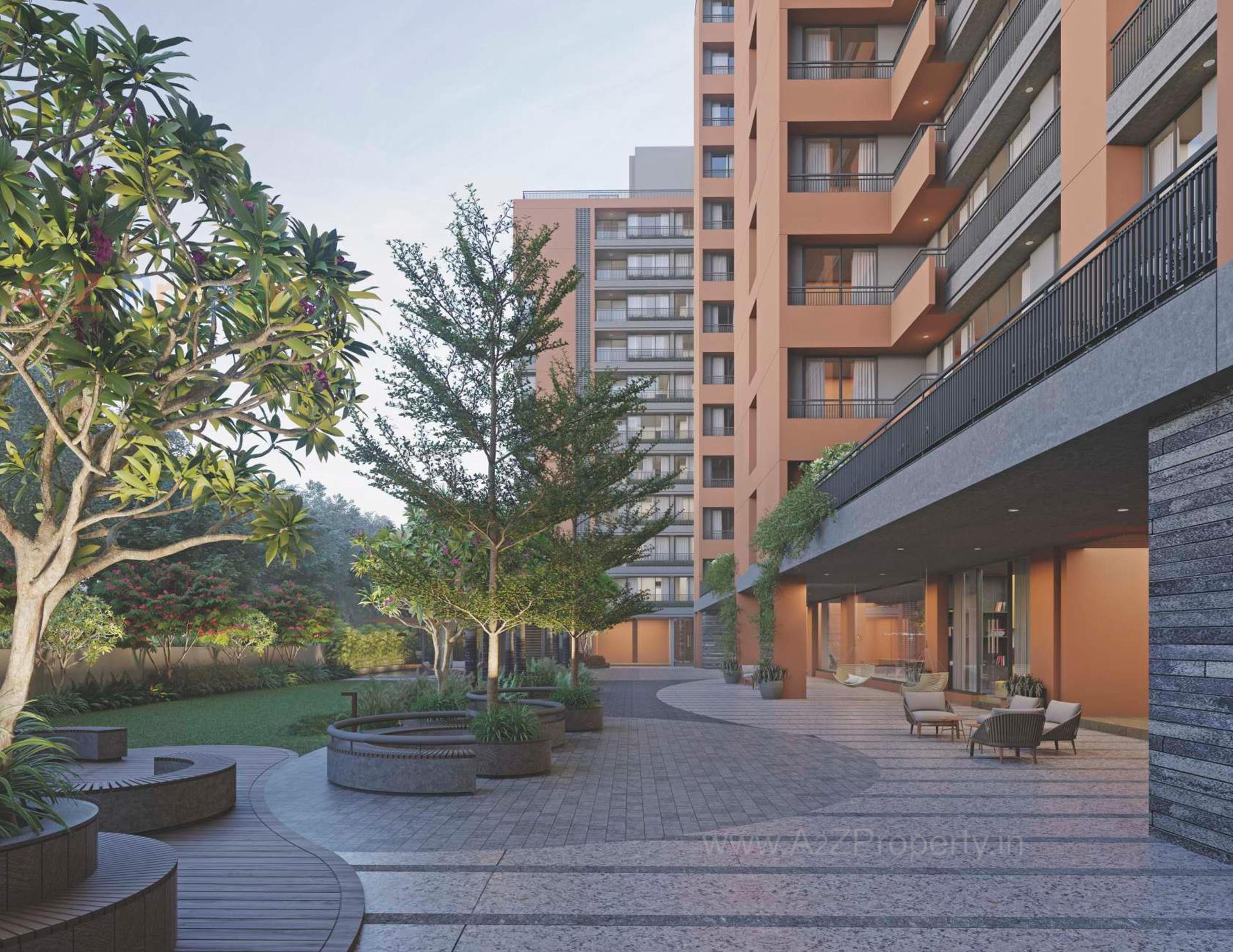 3D Elevation of real estate project Setu Solitaire located at Chandkheda, Ahmedabad, Gujarat