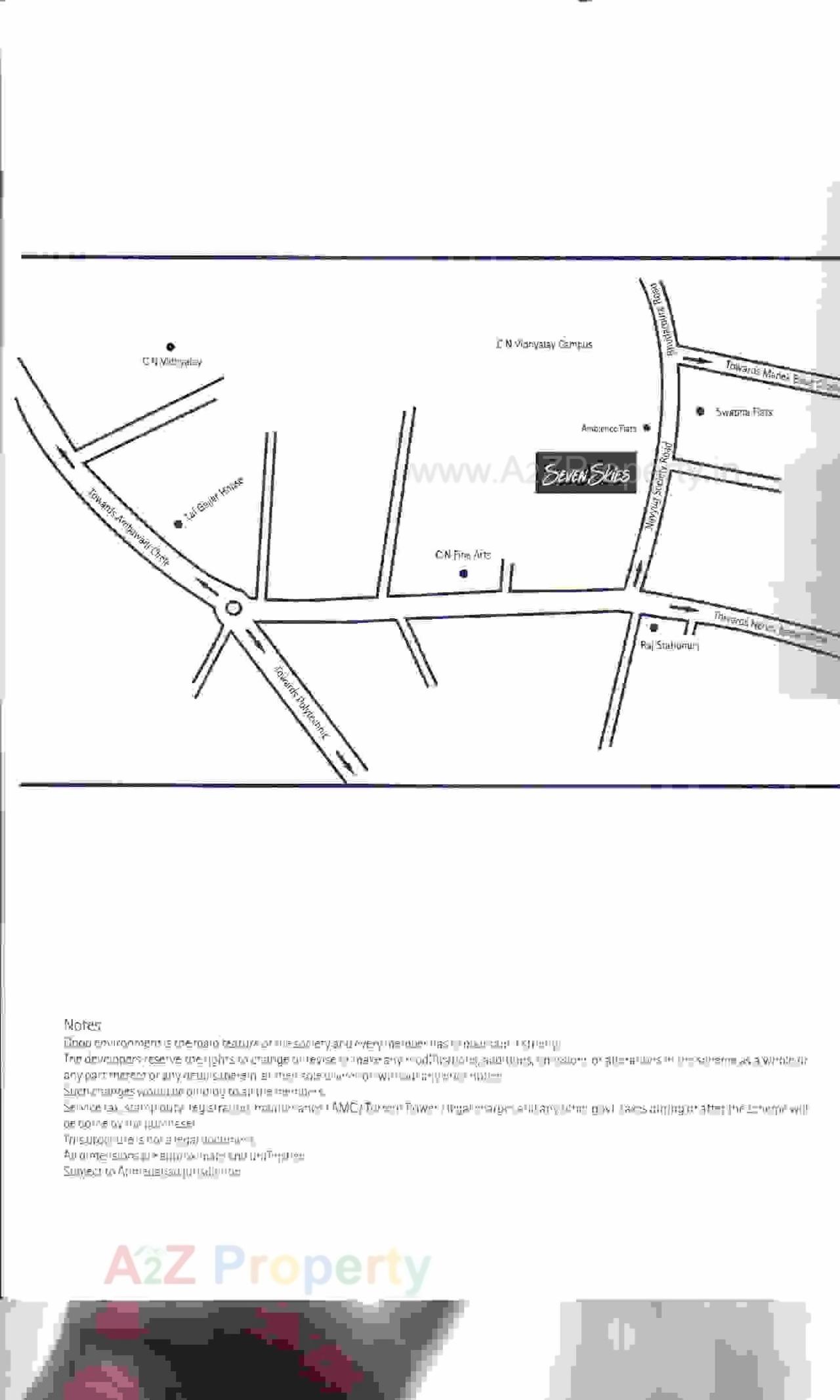  of real estate project Seven Skies located at City, Ahmedabad, Gujarat