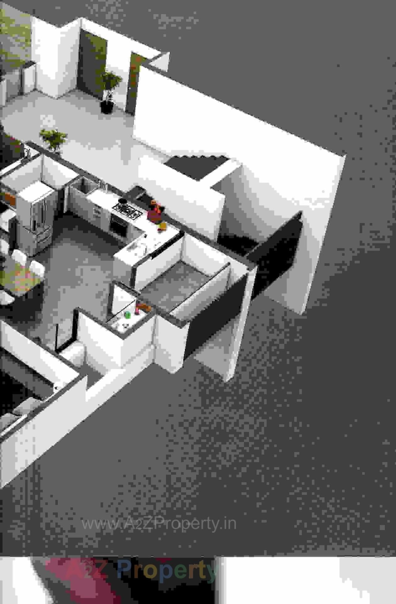 Layout of real estate project Seven Skies located at City, Ahmedabad, Gujarat