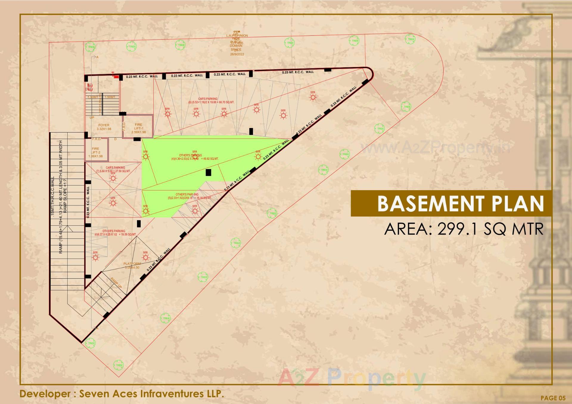  of real estate project Seven Stones located at Paldi, Ahmedabad, Gujarat