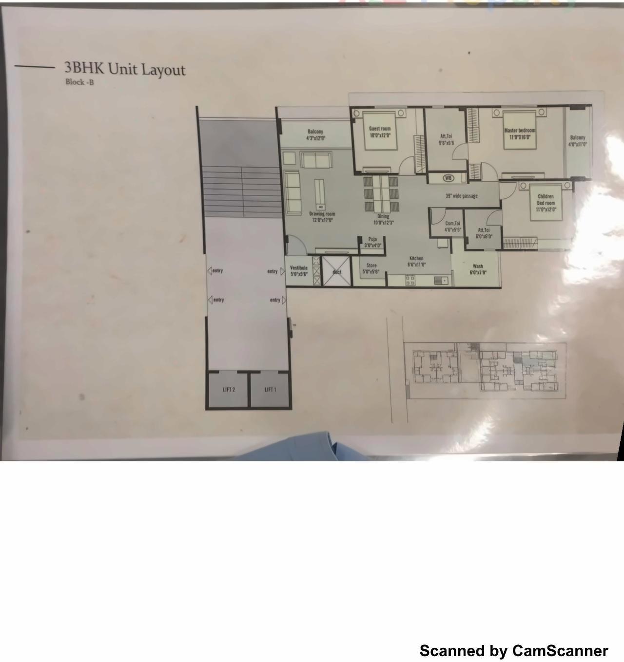 Layout of real estate project Seventh Grace located at Gota, Ahmedabad, Gujarat