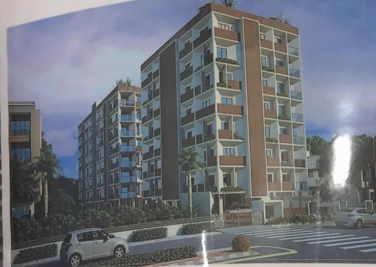 3D Elevation of real estate project Seventh Grace located at Gota, Ahmedabad, Gujarat