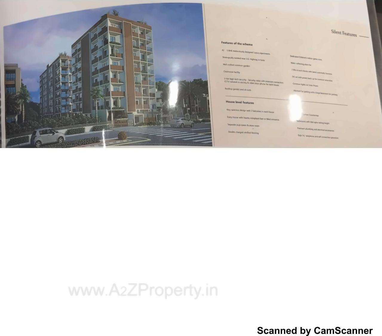 3D Elevation of real estate project Seventh Grace located at Gota, Ahmedabad, Gujarat